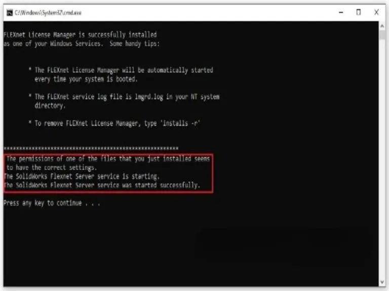 Link tải đầy đủ và hướng dẫn cài Solidworks 2019 - Đã test 6 Đợi thông báo ra như hình là crack hoạt động bình thường