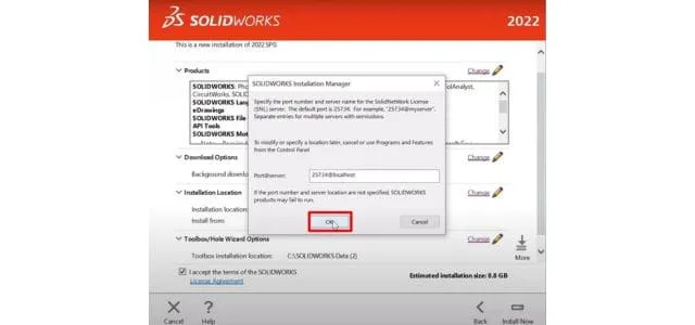 Hướng dẫn cách tải và cài đặt Solidworks 2022 miễn phí 5 Tiến trình cài đặt