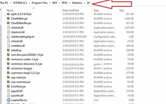 SPSS 26: Hướng dẫn tải và sử dụng phân tích dữ liệu 12 Dán file vào thư mục đích