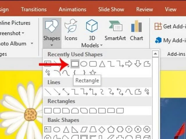 Hướng dẫn cách tạo trò chơi trên PowerPoint 8 Sử dụng Shapes trước khi thêm Text Box