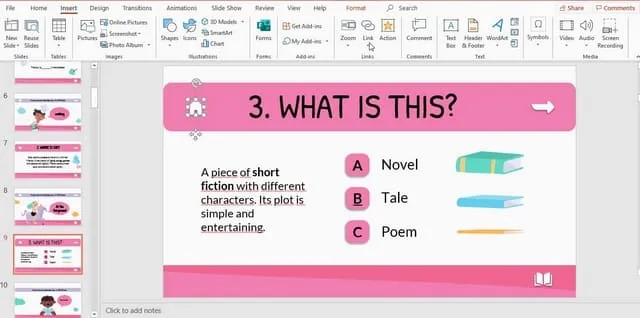 Hướng dẫn cách tạo trò chơi trên PowerPoint 3 Tạo Slide câu hỏi