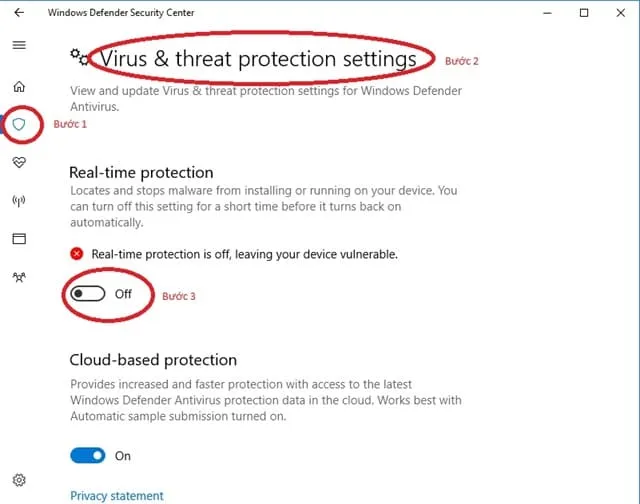 Tắt phần mềm diệt virus trên máy tính