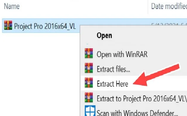 Cập Nhật Link Tải Microsoft Project 2016 - Link Chuẩn 100% 3 Sau khi tải về, hãy giải nén file ra bằng phần mềm WinRAR
