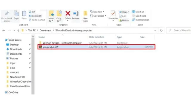 WinRAR full crack- Phần mềm nền và giải nén hiệu quả nhất 4 Bắt đầu giải nén tệp ten