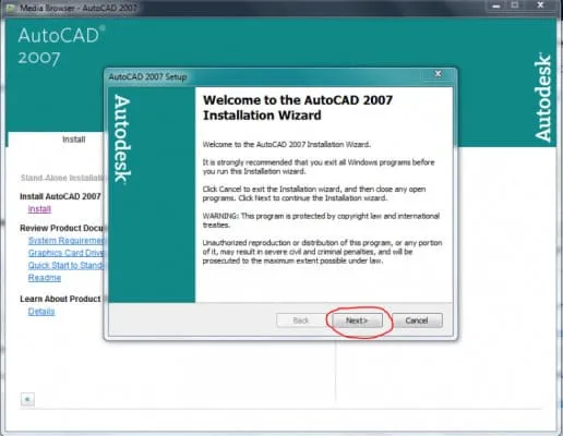 autocad 2007 b5