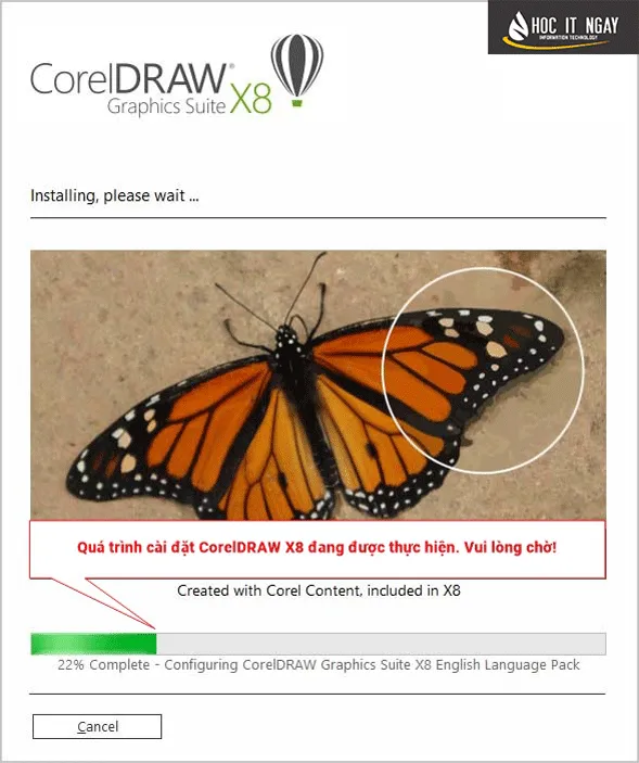 cai dat Corel X8 buoc 10