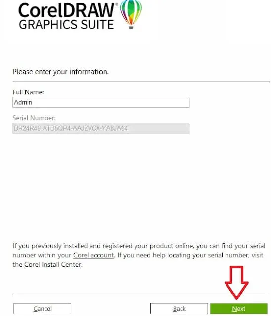 cai dat CorelDRAW 2022 5