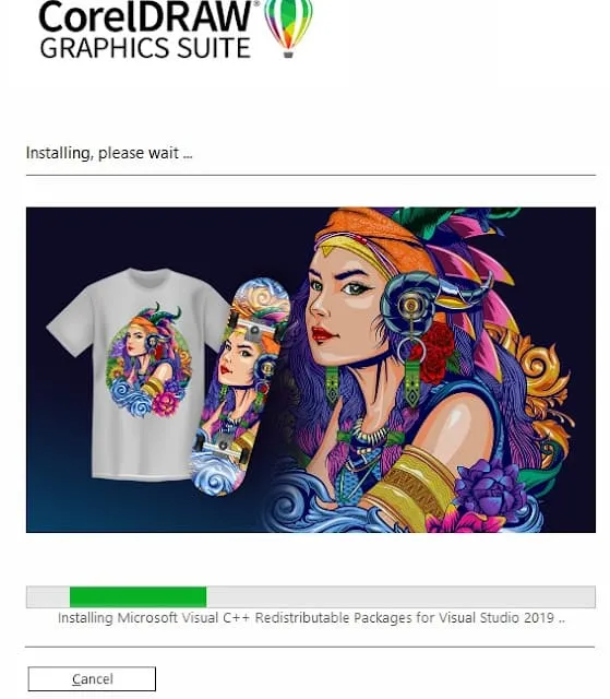 cai dat CorelDRAW 2022 7