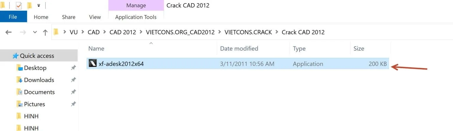 crack autocad 2012 buoc 6