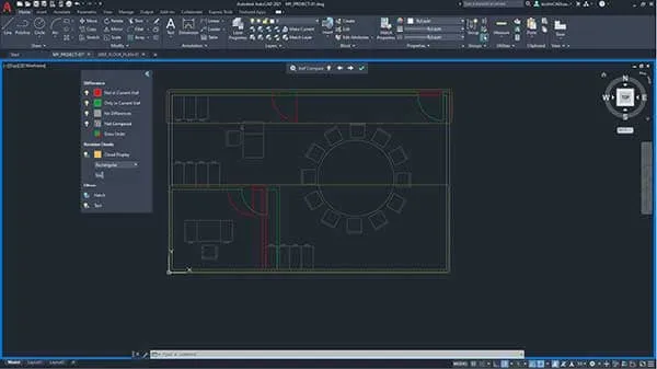 xref compare autocad 2021