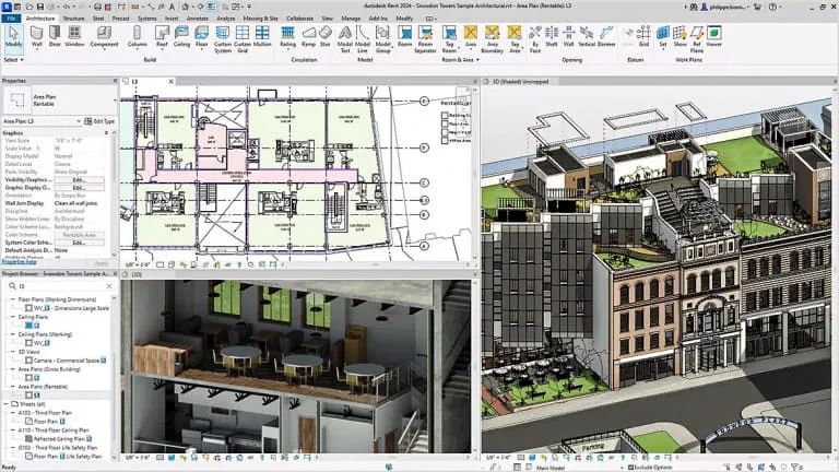Revit 2013: Phần mềm BIM đột phá cho ngành xây dựng 5 Revit 2013 cho phép nhiều người cùng làm việc trên một dự án