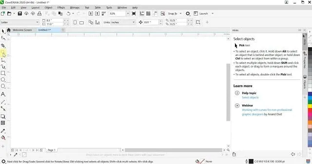 Hướng Dẫn Tải Và Cài Đặt CorelDraw 2020 Chi Tiết Nhất 12 Giao diện Coreldraw 2020 sau khi crack xong