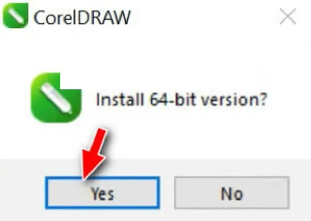 Hướng Dẫn Tải Và Cài Đặt CorelDraw 2020 Chi Tiết Nhất 6 Chọn yes để bắt đầu cài đặt bản crack